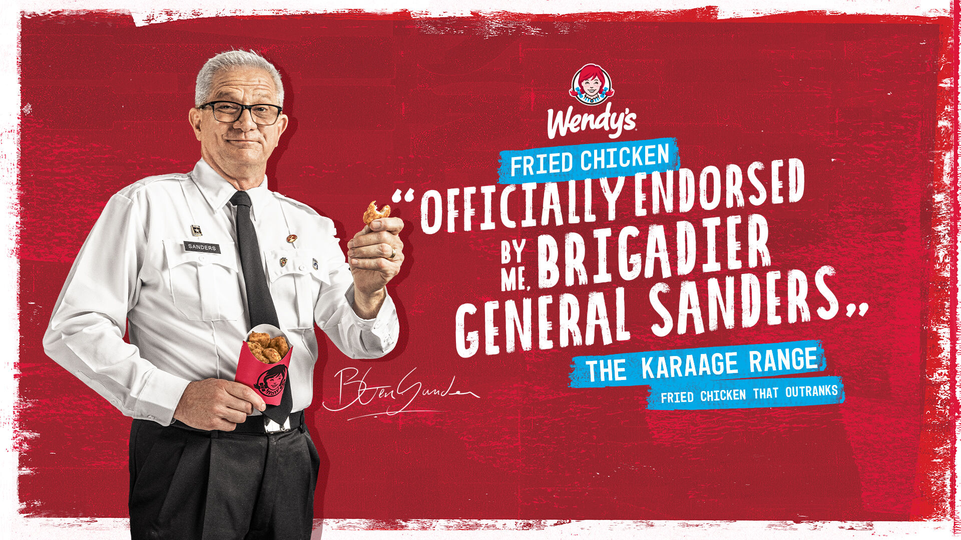 Wendy's Karaage Colonel Sanders