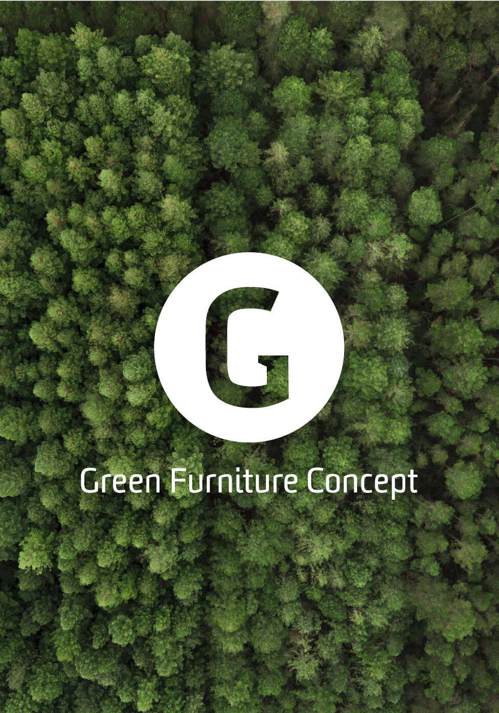 Green Furniture Logo on background