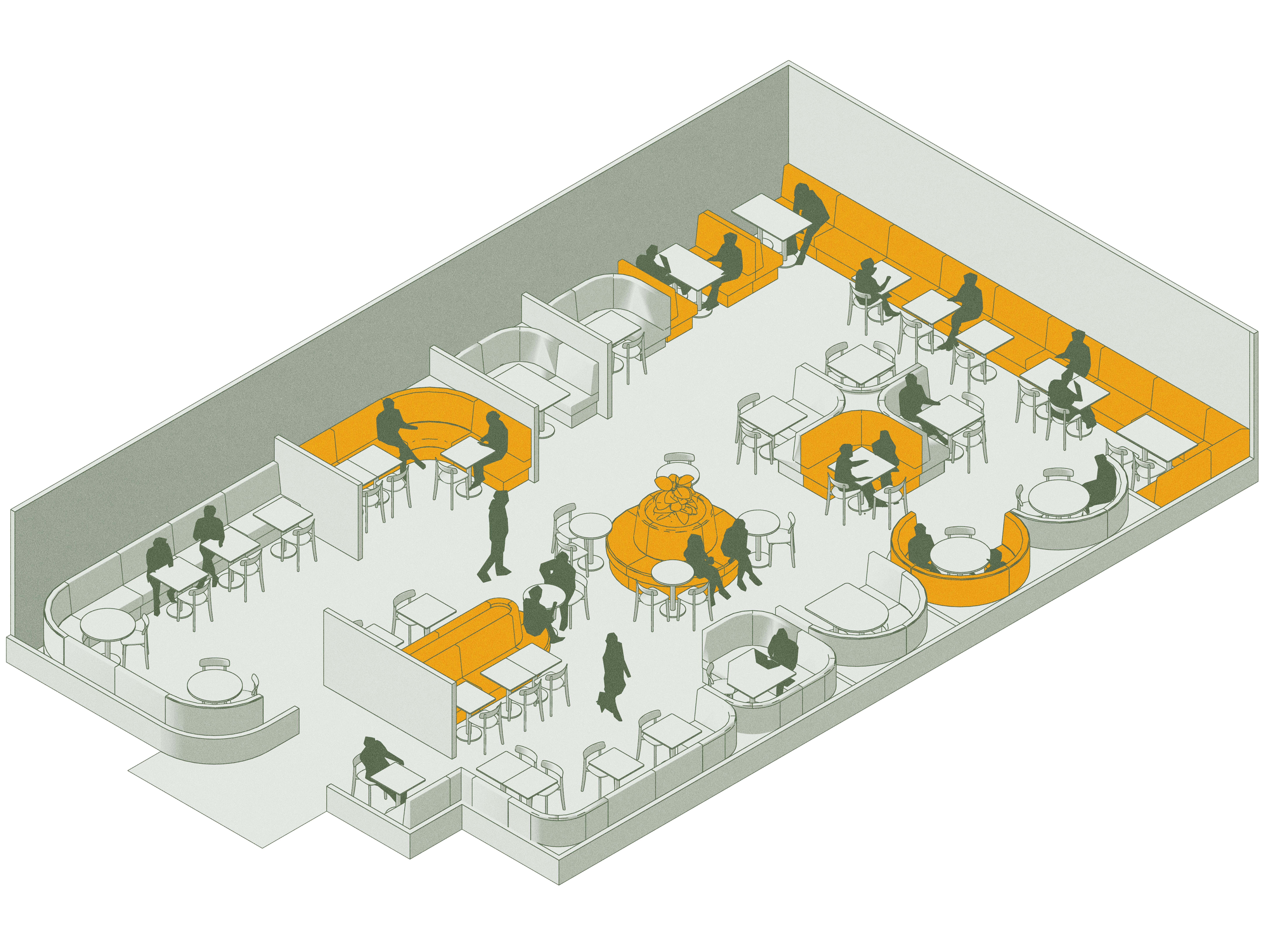 Banquette Visualisation Floorplan