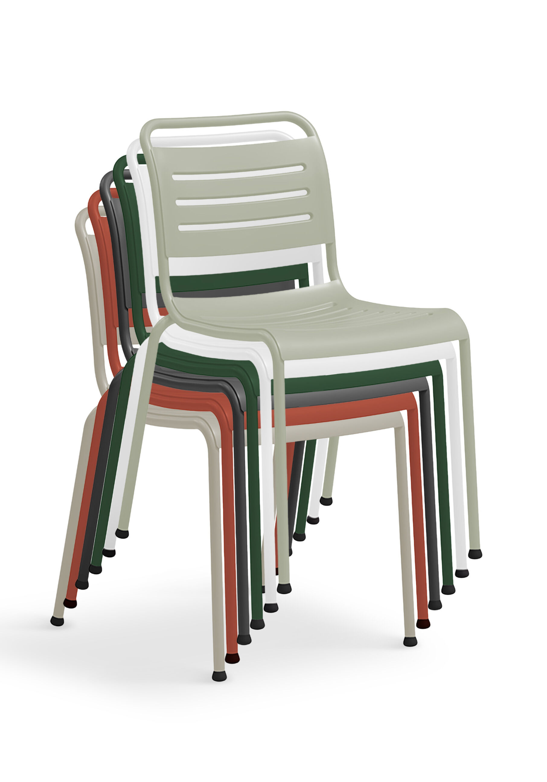 Re al  Chair Front Angle Stacked
