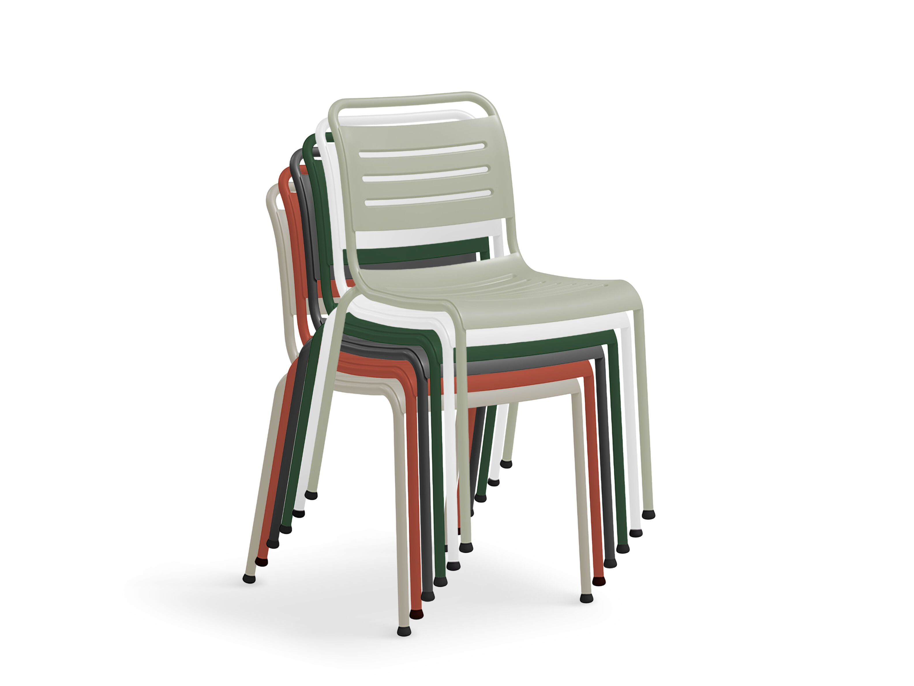 Re al  Chair Front Angle Stacked