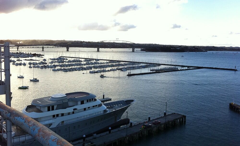 westhaven pier aerial