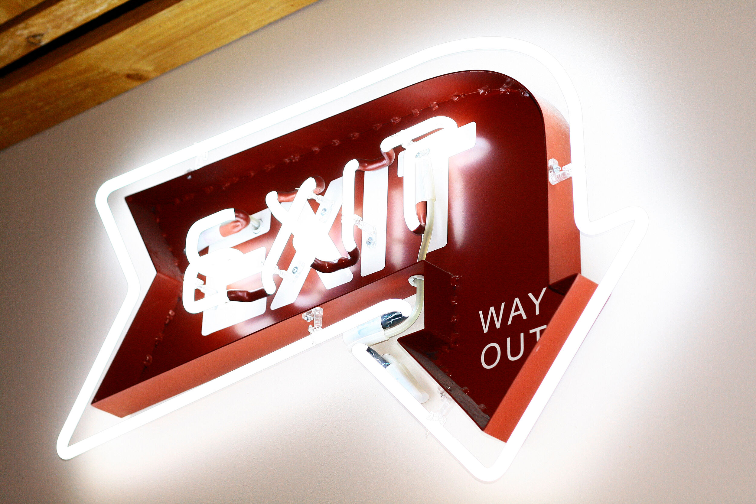 Exit Neon Sign