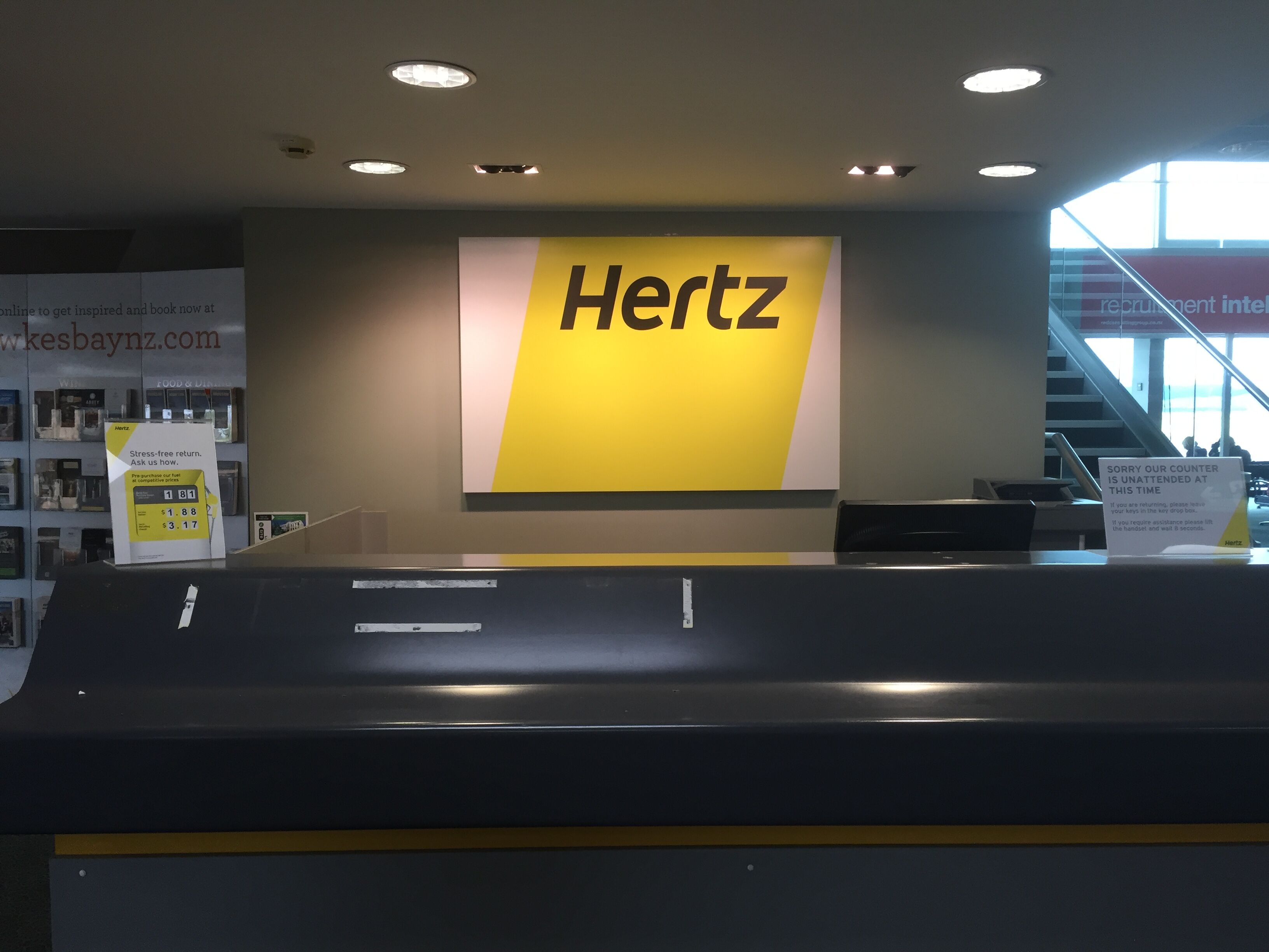 Hertz Counter Wall