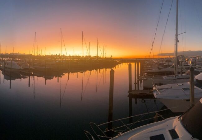 Main sunset wide angle compressed