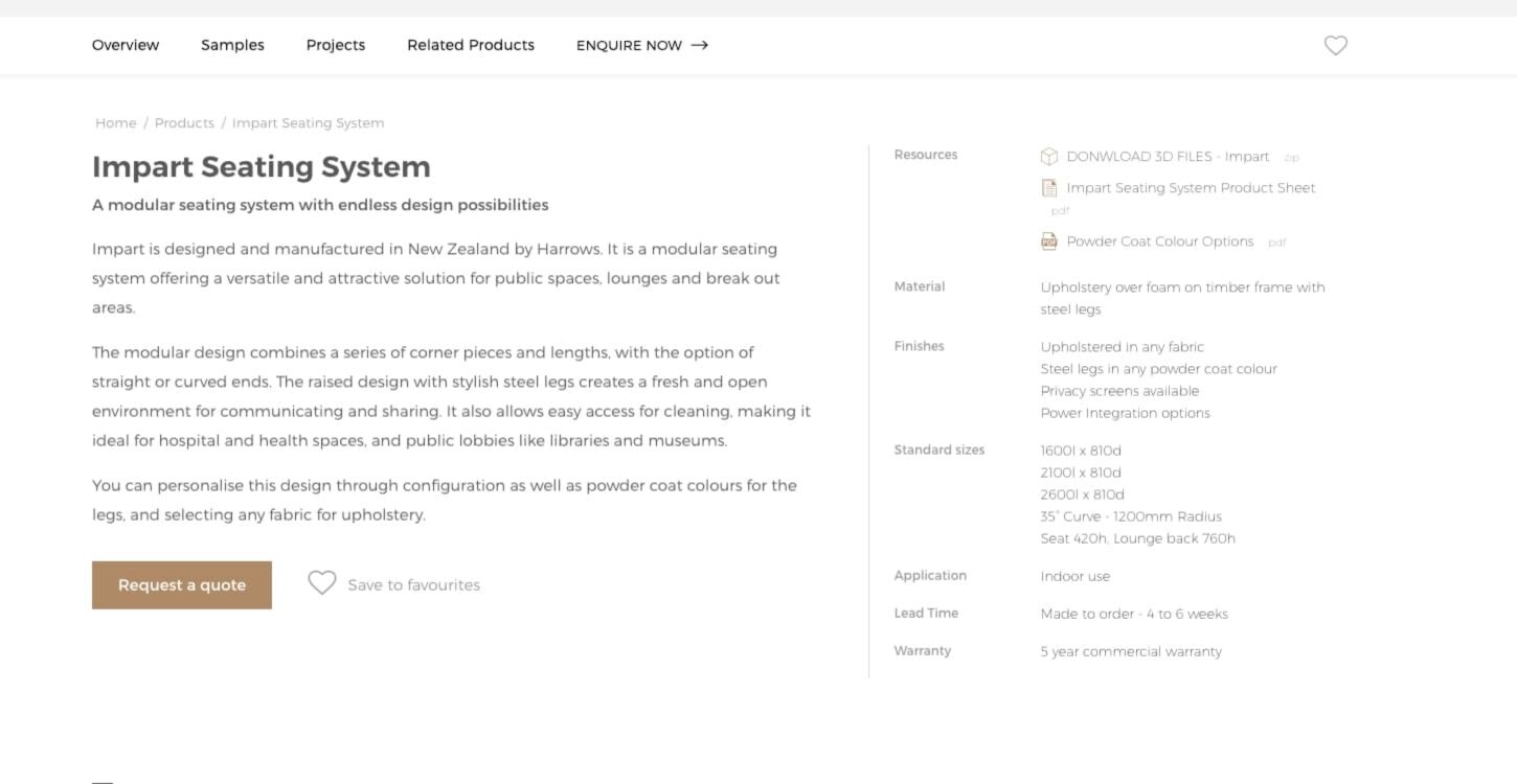 screencapture harrows co nz product impart seating system