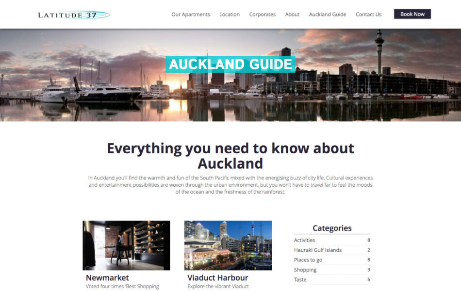 ss latitude website redesign auckland guide dt