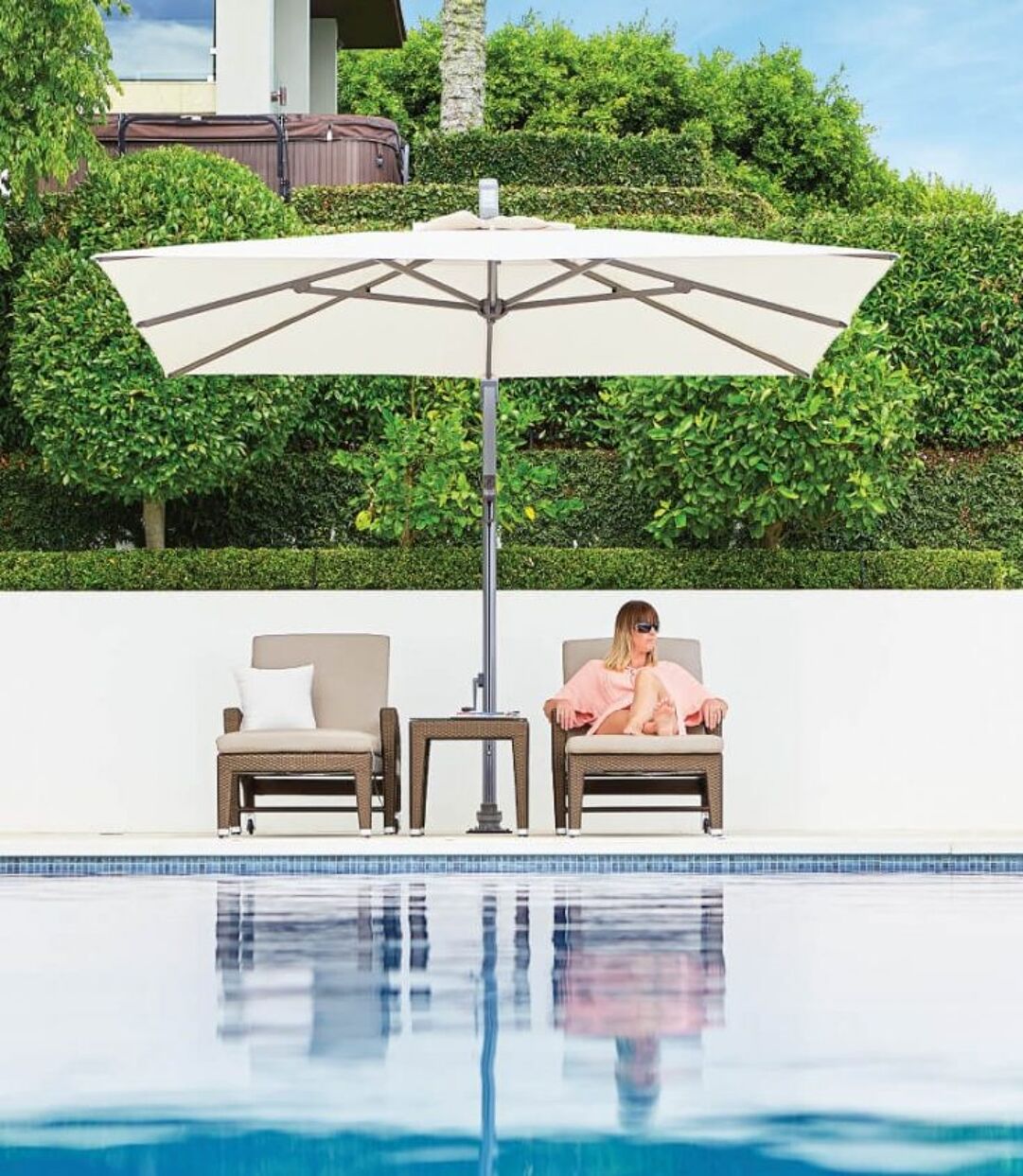 Horizon Cantilever Umbrella Outdoor Patio Umbrellas Nz Shade7