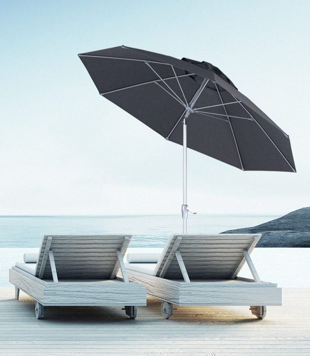 Venice Tilt Umbrella Sun Umbrellas Nz Shade7