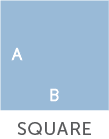 measure shower square