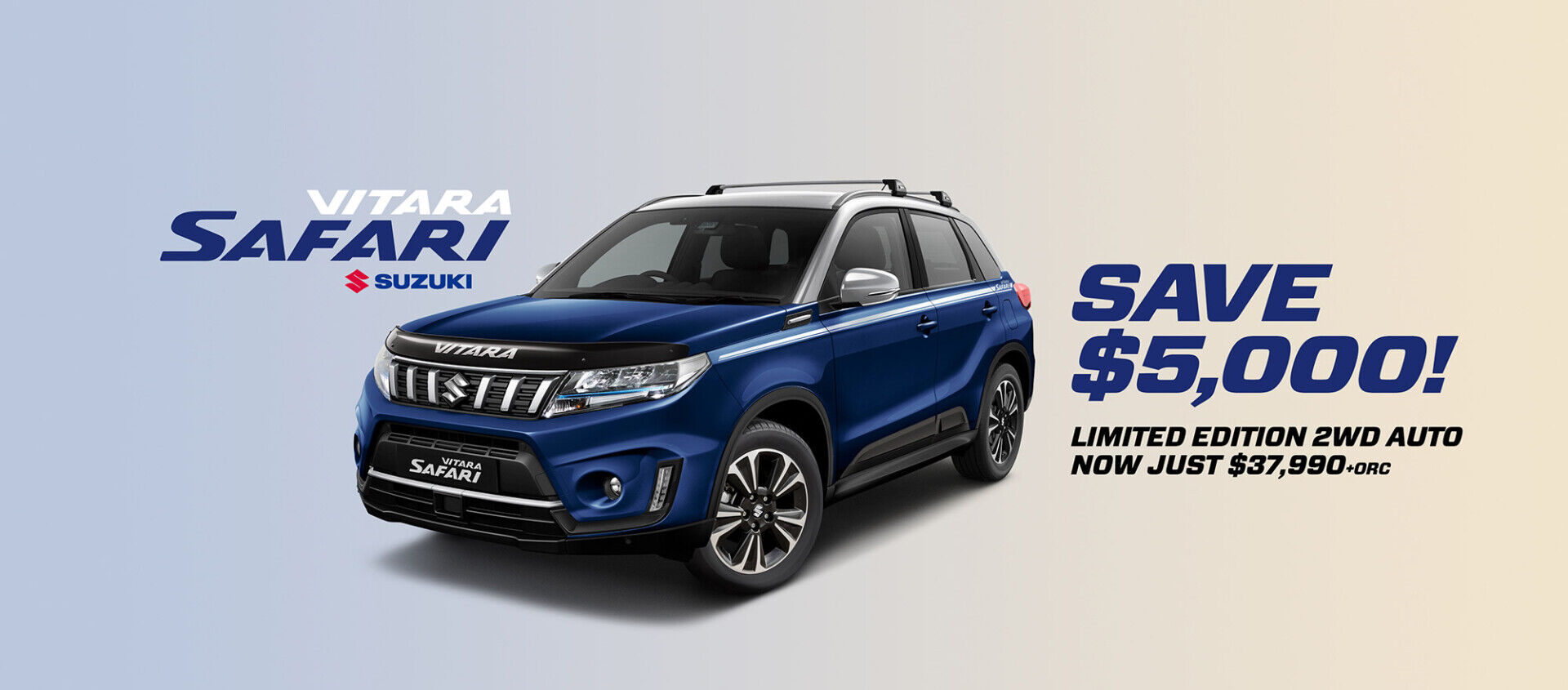 SZA Vitara Safari Dealer website banner x 