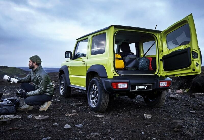 jimny in the mountains