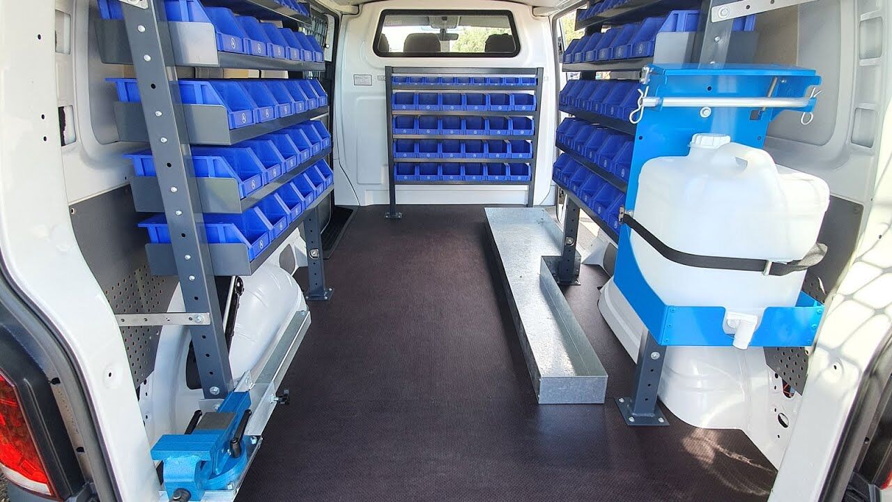 Commercial van ramp fitout